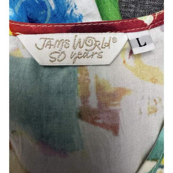 Jams World 50 Years Hawaii Pinwheel Pattern Women's Dress Size Large - Picture 7 of 10